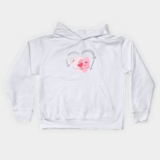 couple hearts Kids Hoodie